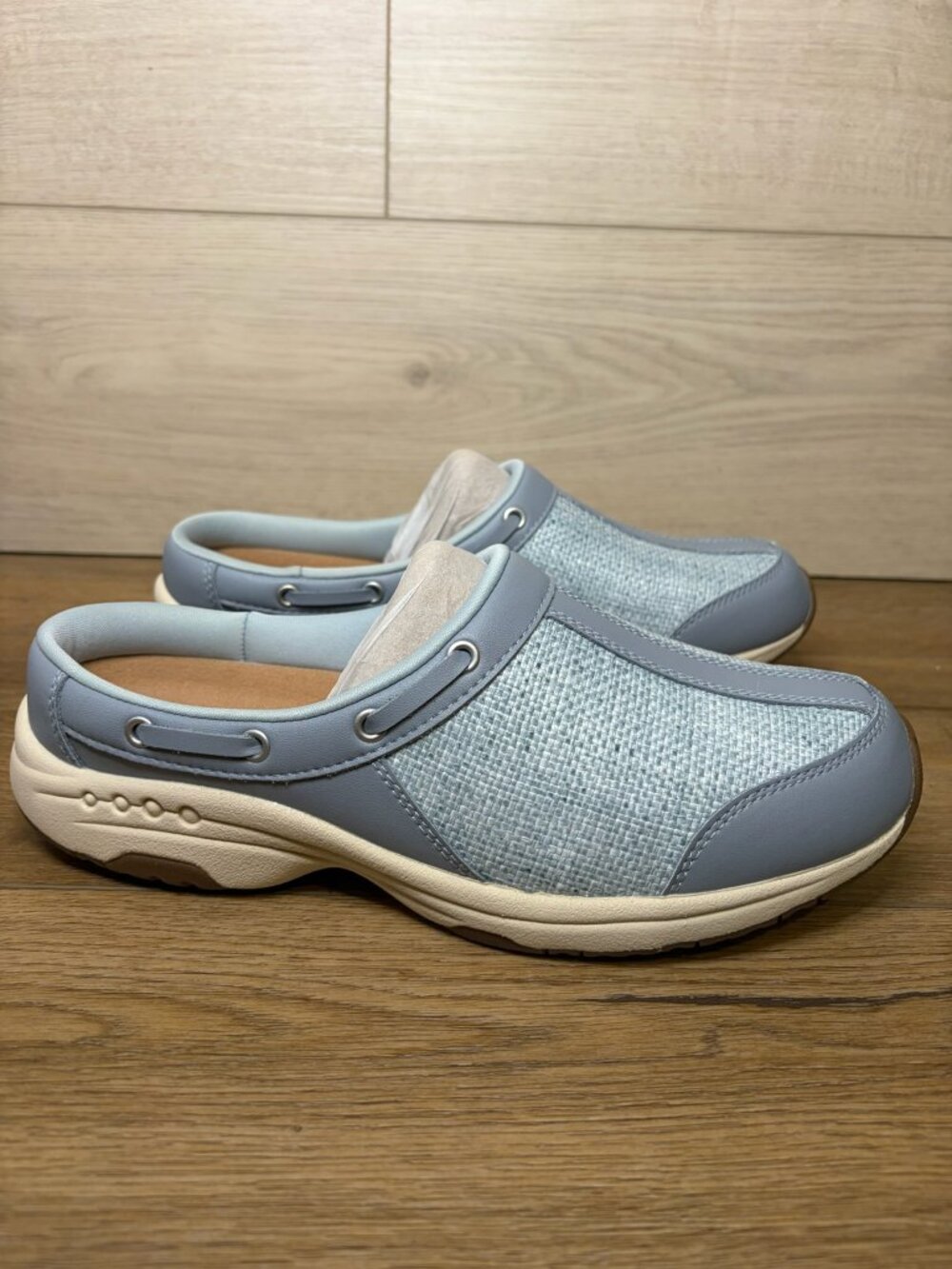 Easy Spirit Travelport Slip on Mule Sky Blue 9M
